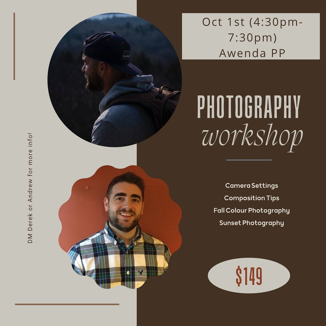 Fall Colour and Sunset Workshop